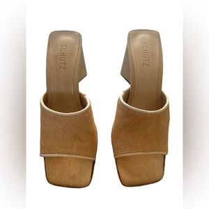 Schutz Liza Welt Wild size 8.5 Heeled Sandal BRAND NEW